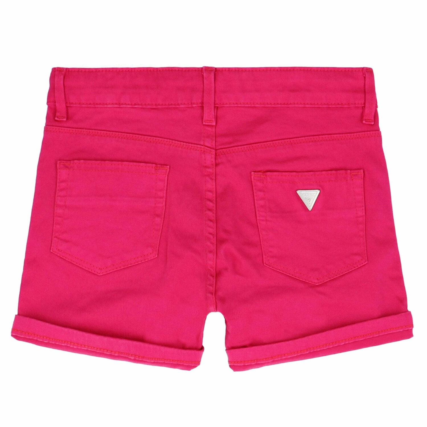 Girls Pink Core Shorts, 1, hi-res