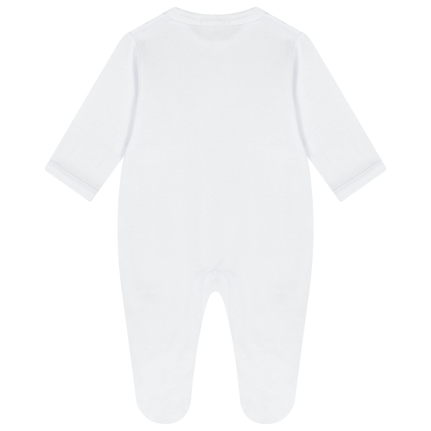 Baby Girls White & Pink Swan Babygrow Set, 1, hi-res image number null