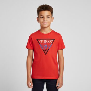 Boys Red Logo T-Shirt