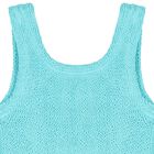 بدلة سباحة أكوا من القماش المرن والمجعد للبنات , 1, hi-res