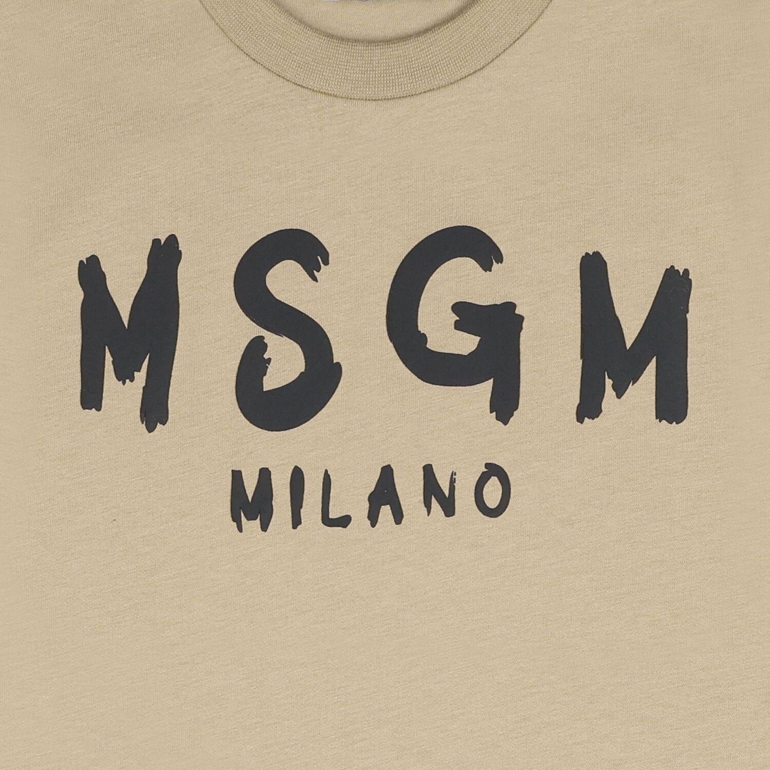 Beige & Black Logo T-Shirt, 4, hi-res