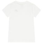 تيشيرت بالشعار باللون الابيض, 2, hi-res