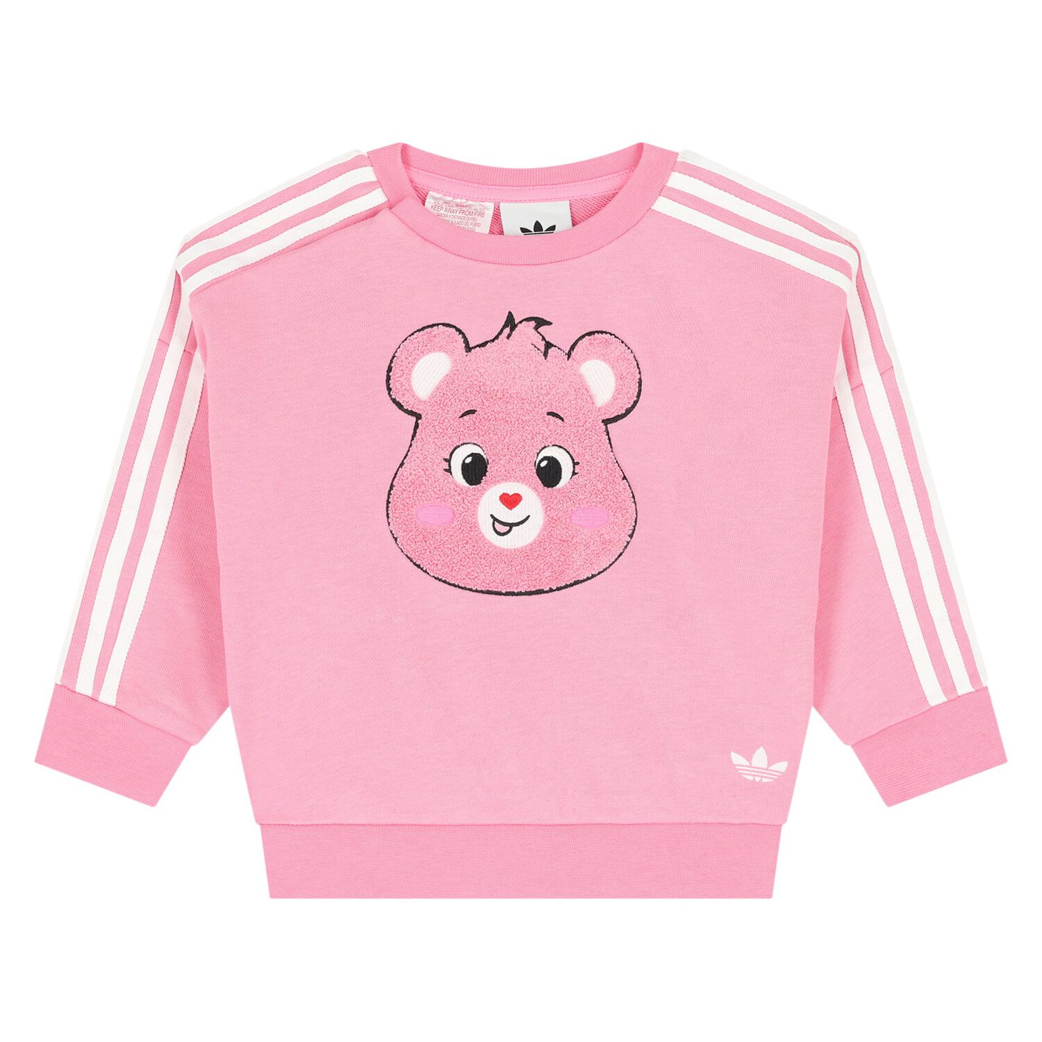 Younger Girls Pink Care Bears Tracksuit, 1, hi-res