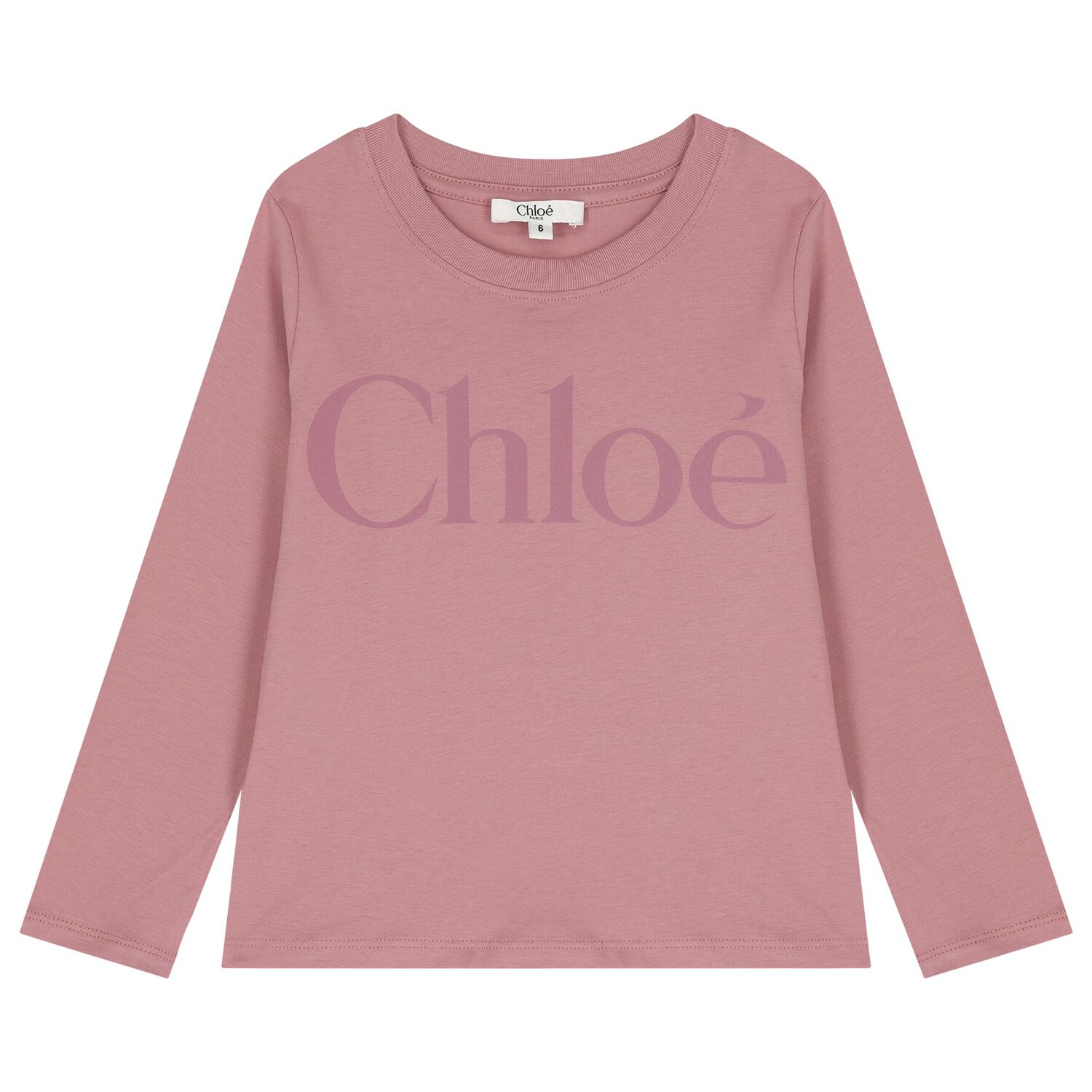 Girls Mini Me Pink Long Sleeve Top, 2, hi-res