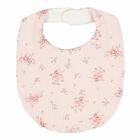 Baby Girls Pink Floral Bib, 1, hi-res