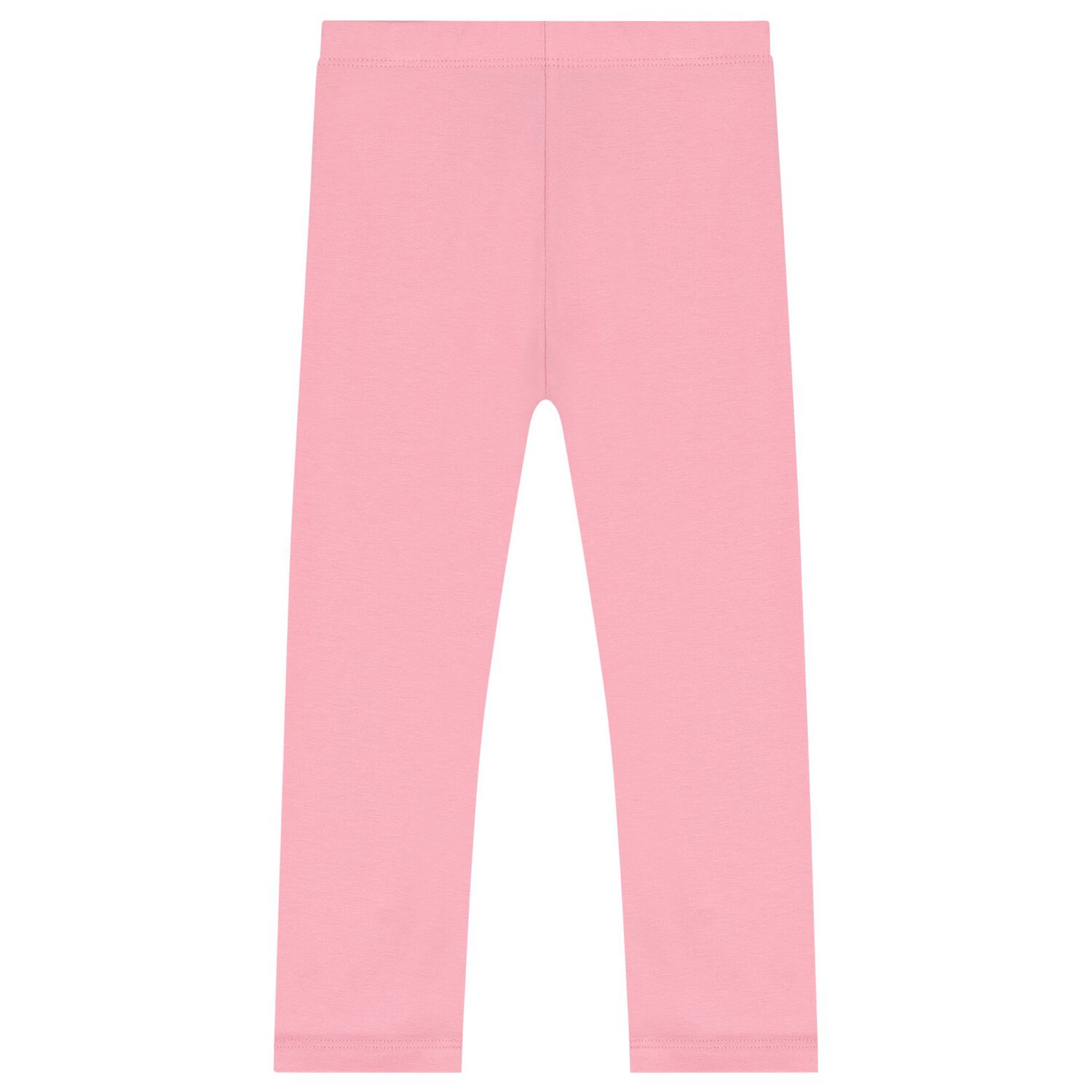 Girls Pink Logo Leggings, 4, hi-res