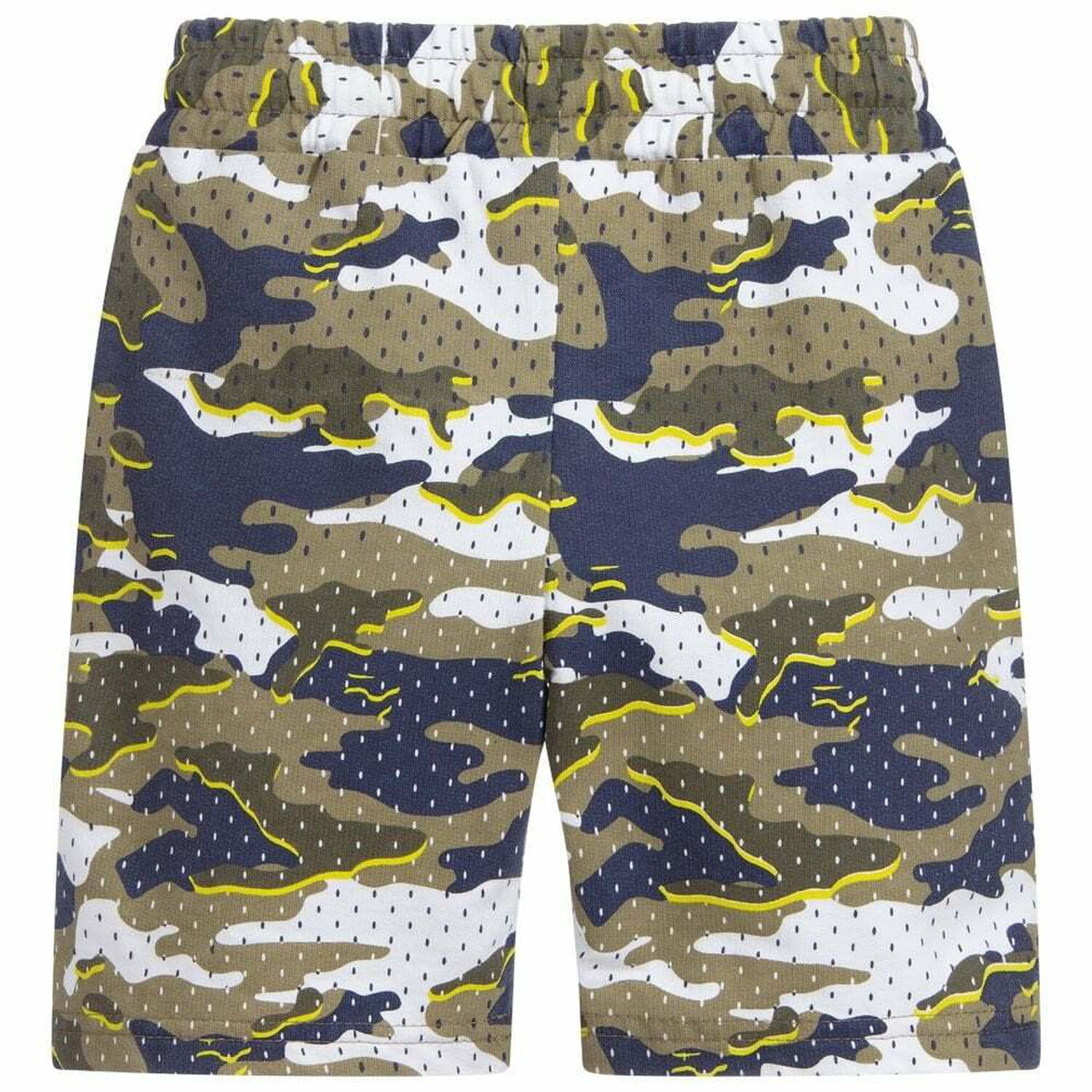 Boys Green & Navy Shorts, 1, hi-res image number null