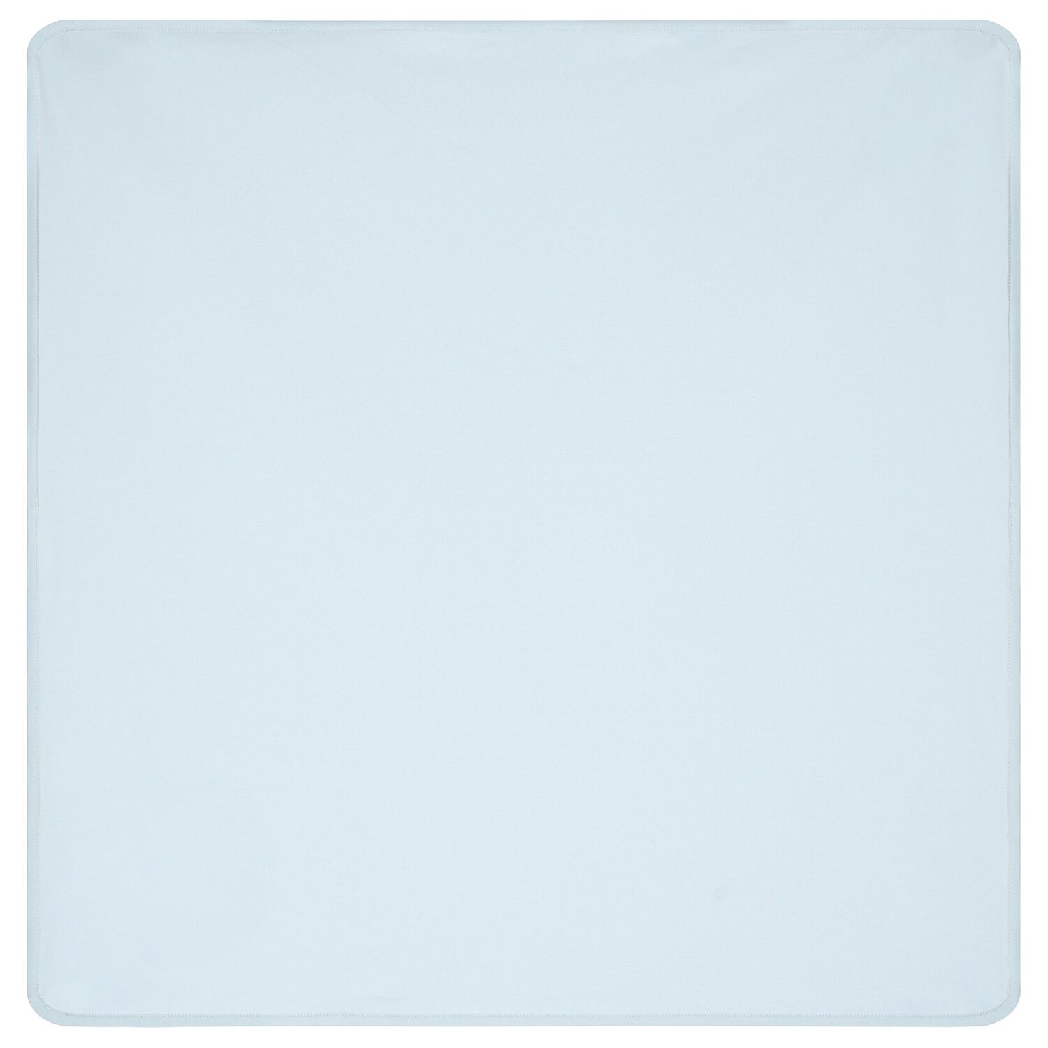 Baby Boys Ivory & Blue Logo Blanket, 2, hi-res image number null