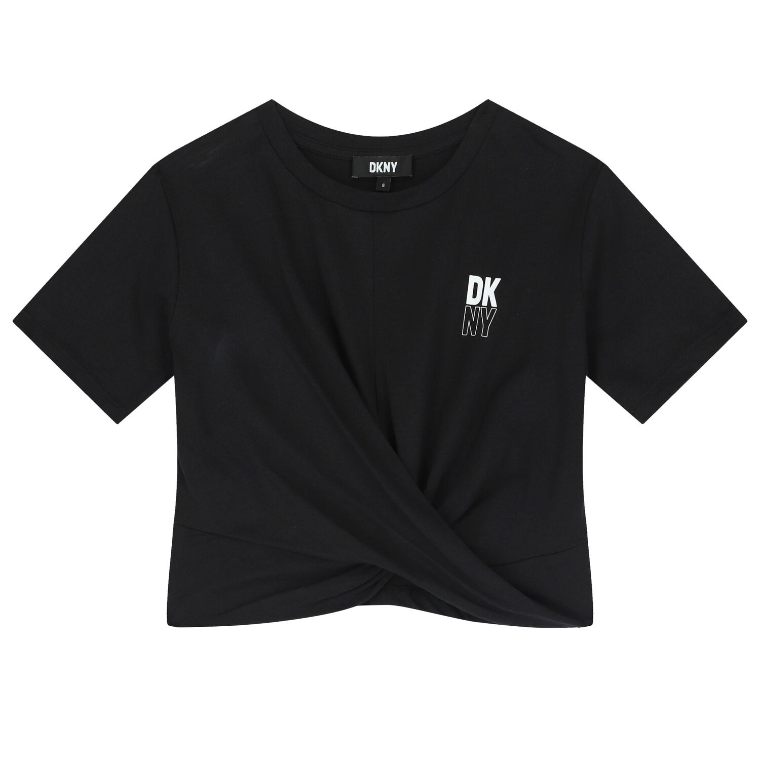 Girls Black Logo T-Shirt, 1, hi-res image number null