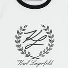 Girls White & Black Logo T-Shirt, 2, hi-res