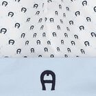 Baby Boys Blue & White Logo Hat, 2, hi-res