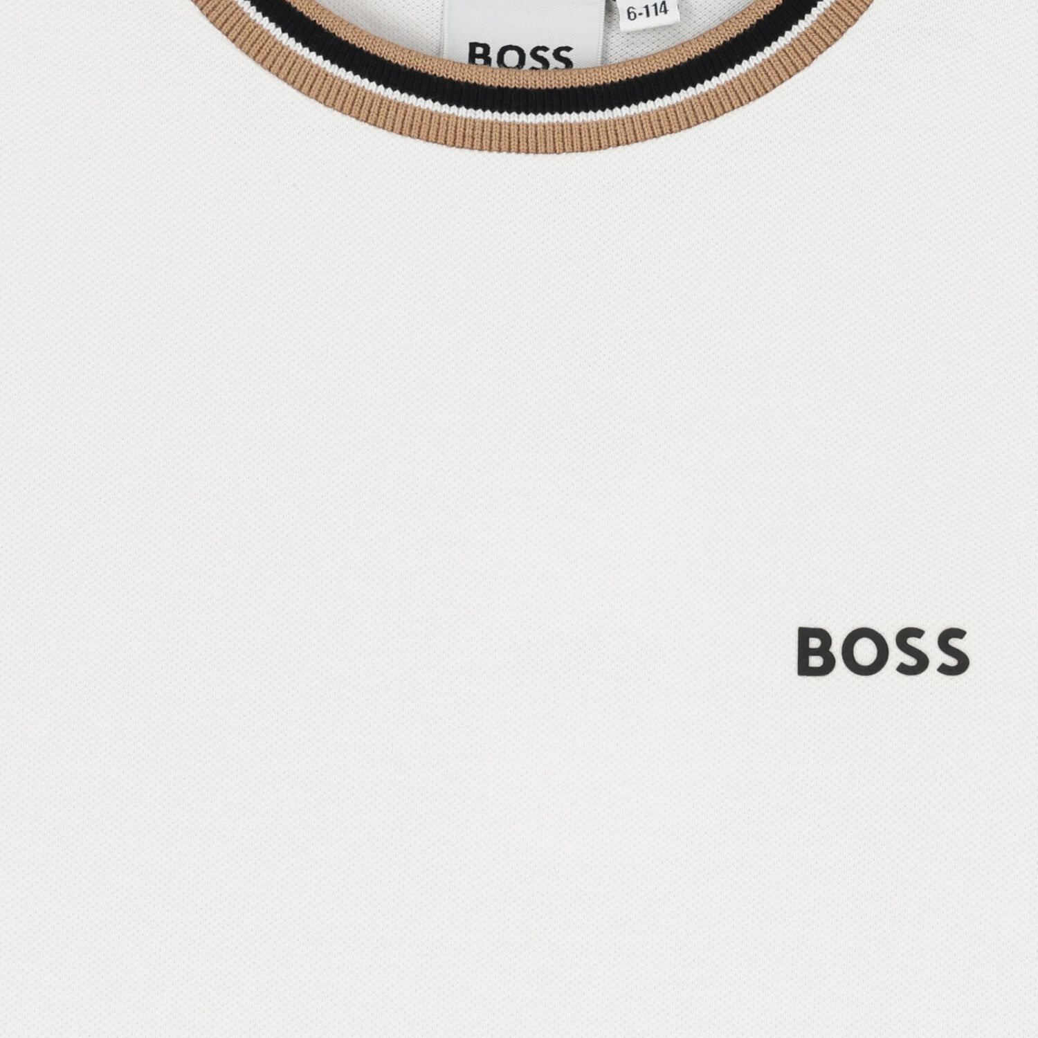 Boys White Logo T-Shirt, 2, hi-res