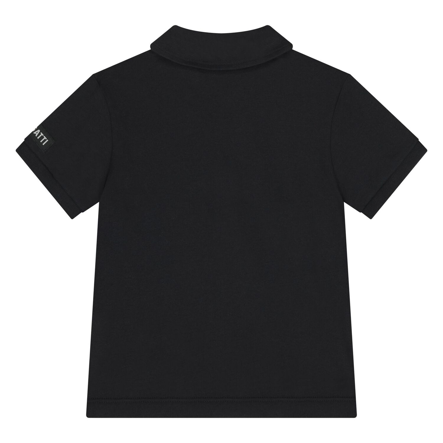 شيرت بولو للأولاد بالشعار باللون الأبيض والأسود, 1, hi-res