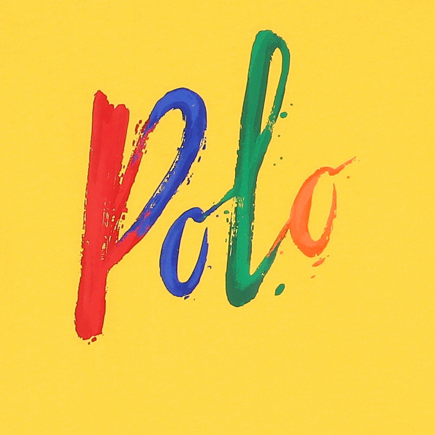 تيشيرت بولو بالشعار باللون الأصفر للأولاد, 1, hi-res