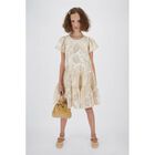 حقيبة يد بنات بطبعة الأحجار الراين باللون الذهبى, 1, hi-res