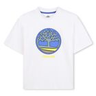 Boys White Logo T-Shirt, 1, hi-res