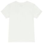 Boys White Polo T-Shirt, 1, hi-res