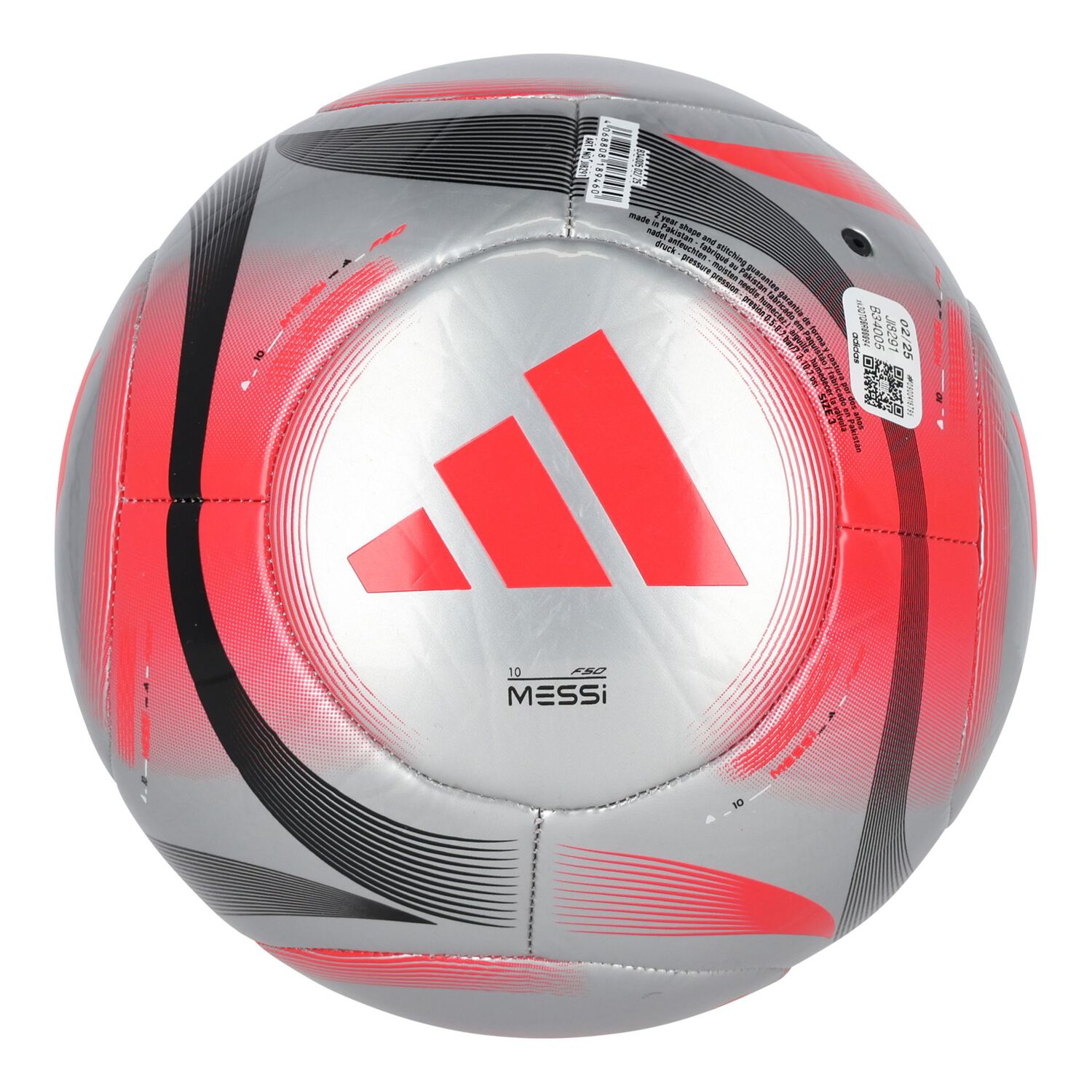 Silver & Pink Messi Club Football, 1, hi-res