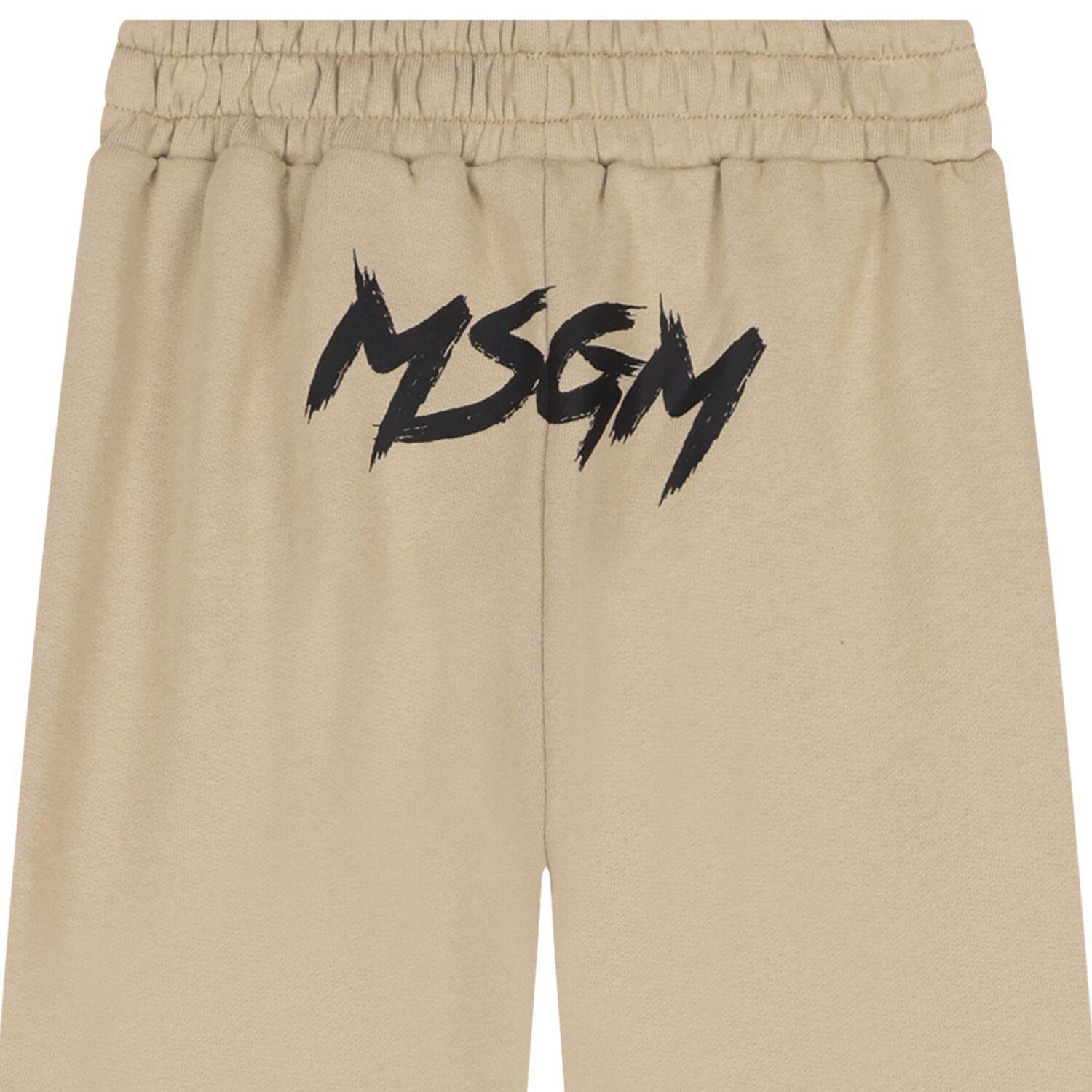 Beige Logo Joggers, 3, hi-res