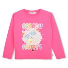 Girls Pink Sequin Unicorn Long Sleeve Top, 1, hi-res