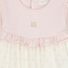 افرول بنات بالشعار مزين بكشكشه باللون العاجى و الوردى , 2, hi-res