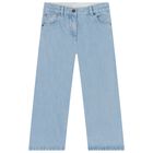 بنطلون جينز للبنات باللون الازرق , 1, hi-res