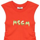 Girls Red Logo Dress, 2, hi-res