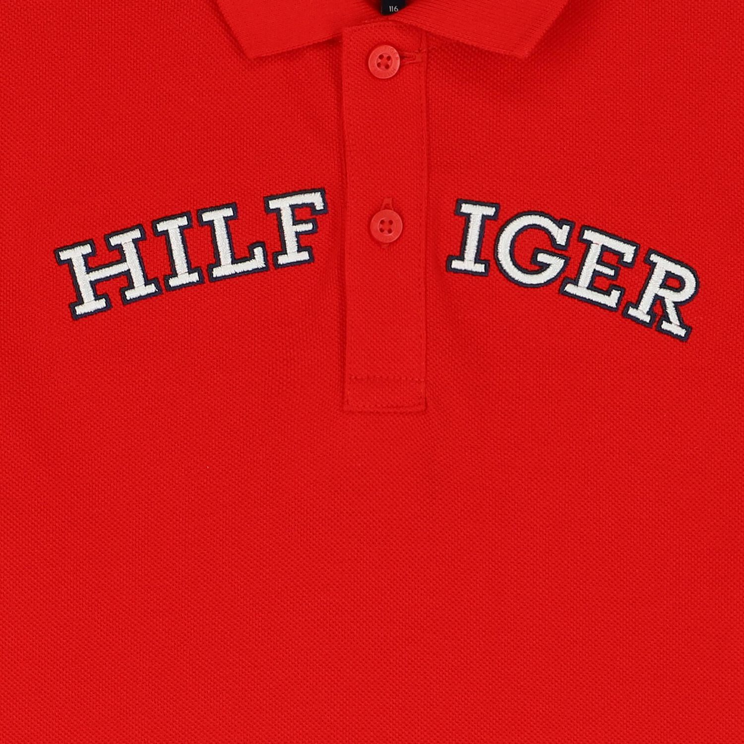 Boys Red Logo Polo Shirt, 2, hi-res image number null