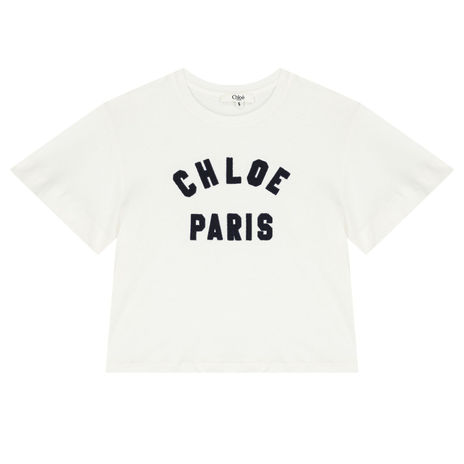 Girls Ivory Logo T-Shirt, 1, hi-res image number null