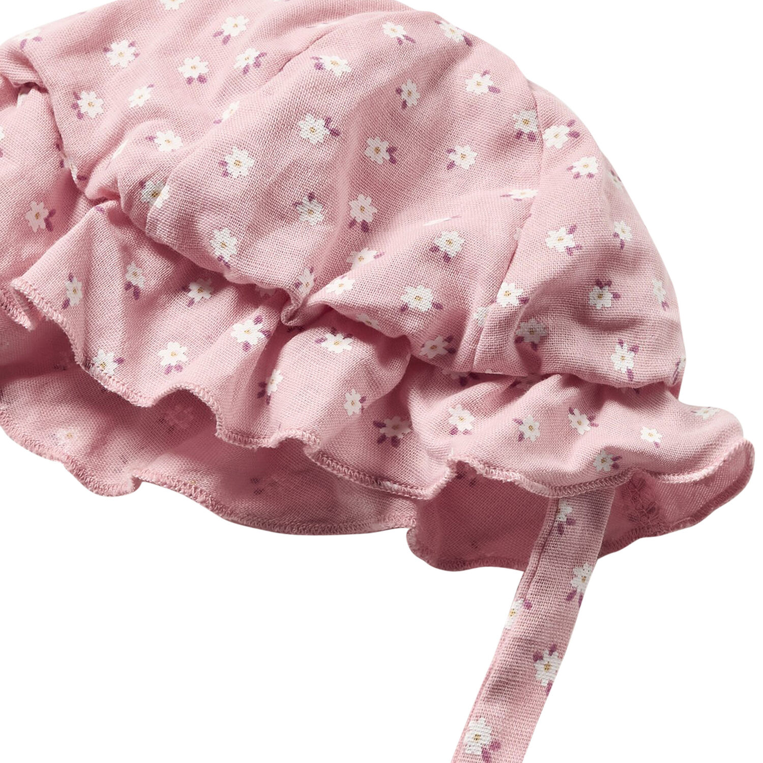 طقم دنغري وقبعة باللون الزهري للبنات (3 قطع), 1, hi-res