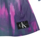 فستان بنات بالشعار باللون الأرجوانى والأزرق, 1, hi-res