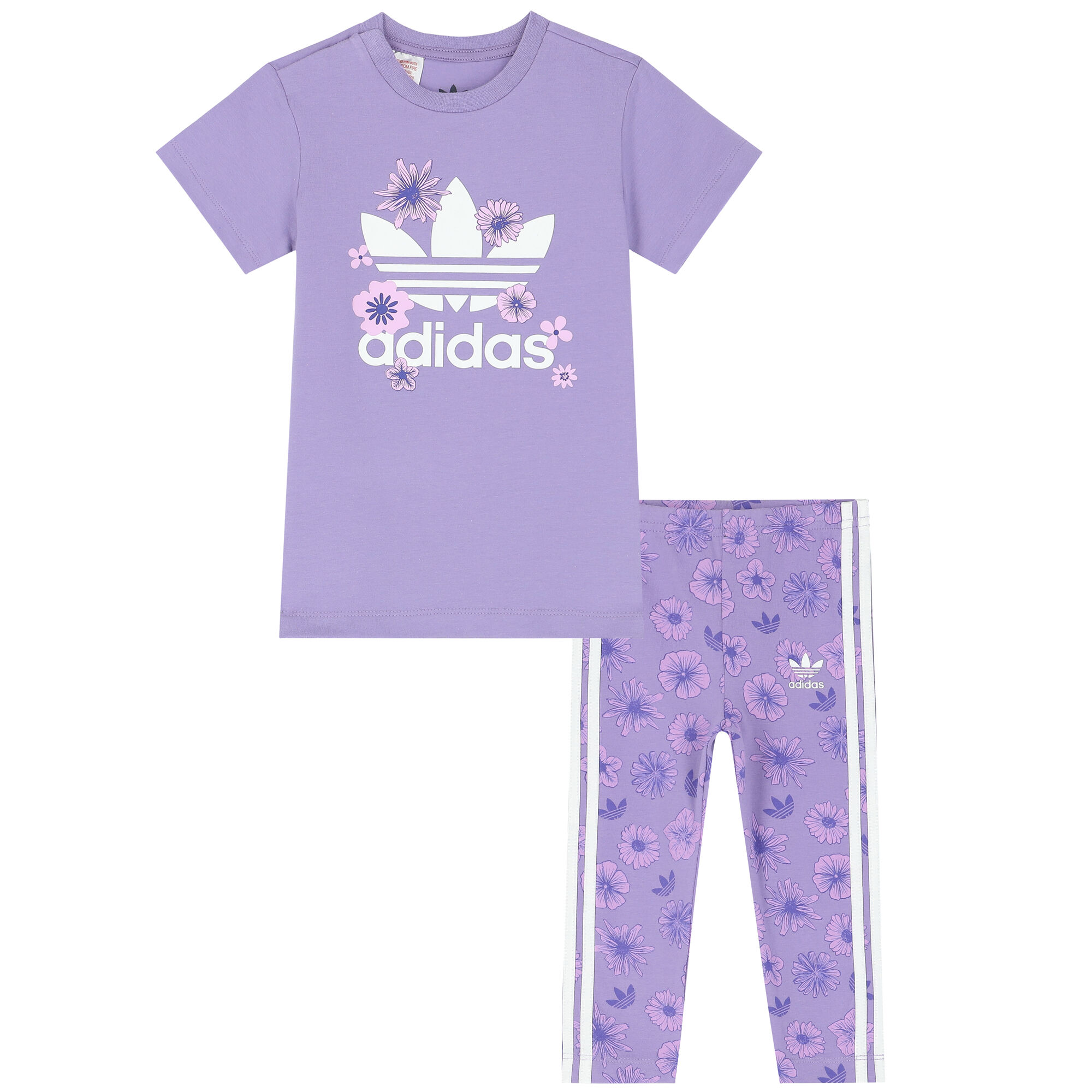 Adidas floral leggings set new arrivals
