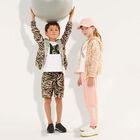 Girls Pink Logo Joggers, 1, hi-res