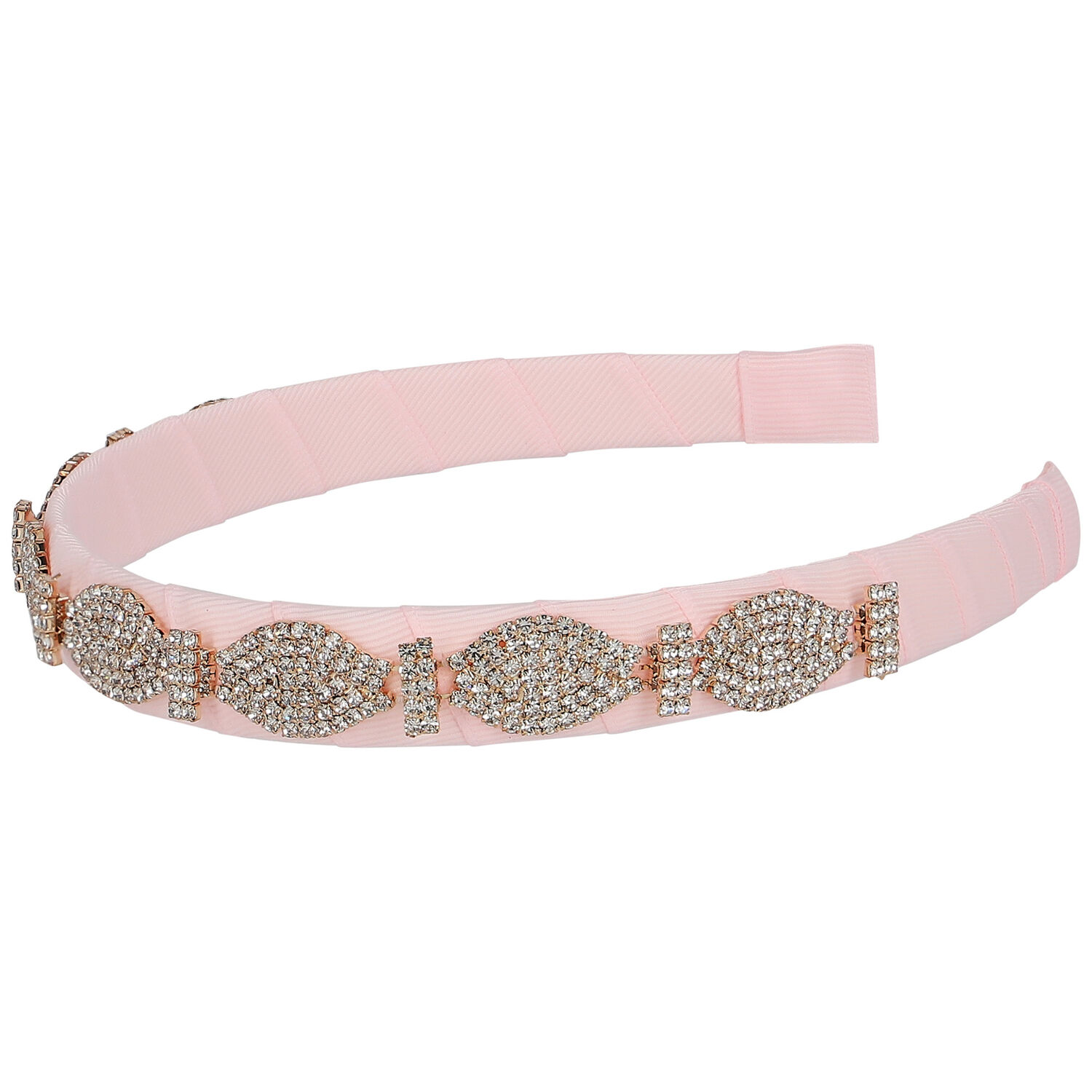 Girls Pink Embellished Headband, 1, hi-res image number null