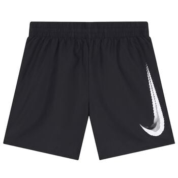 Boys Black Logo Shorts