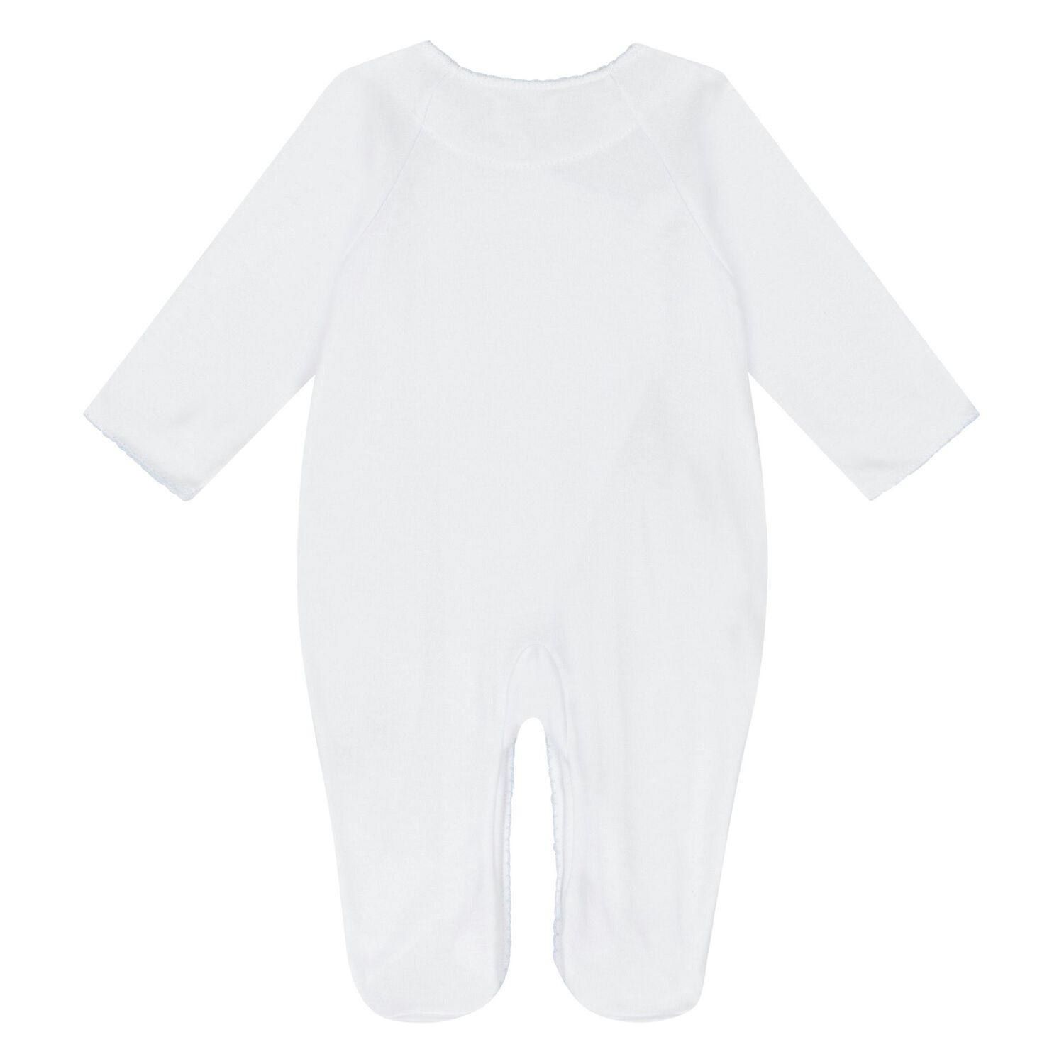 Baby Boys White & Blue Bunny Babygrow Gift Set, 1, hi-res