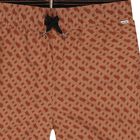 Boys Rust Orange Logo Swim Shorts, 1, hi-res