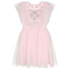 Girls Pink Embellished Tutu Dress, 1, hi-res