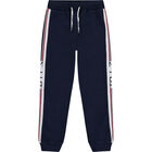 Boys Navy Logo Tracksuit, 1, hi-res