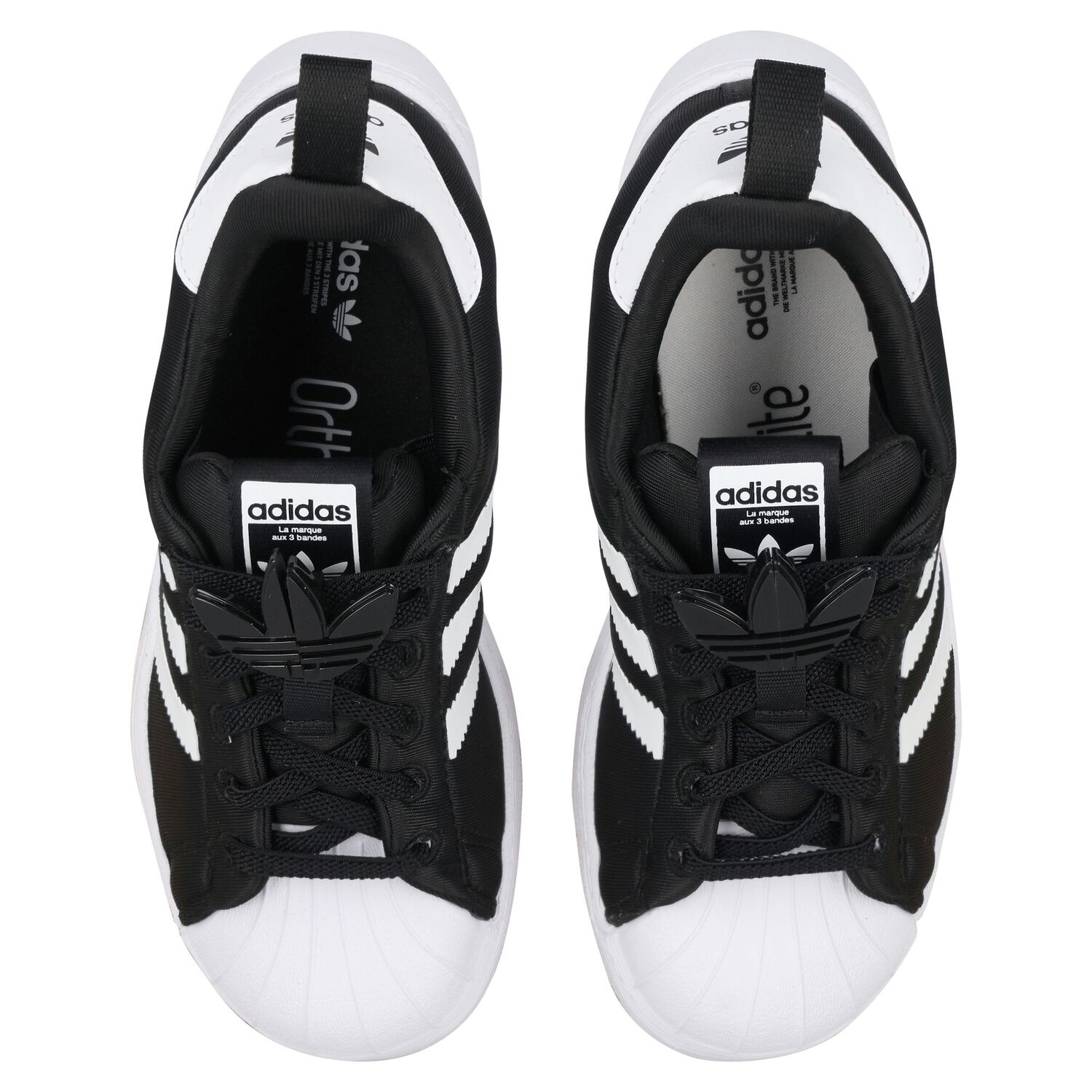 Black & White Comfort Closure Superstar Trainers, 1, hi-res image number null