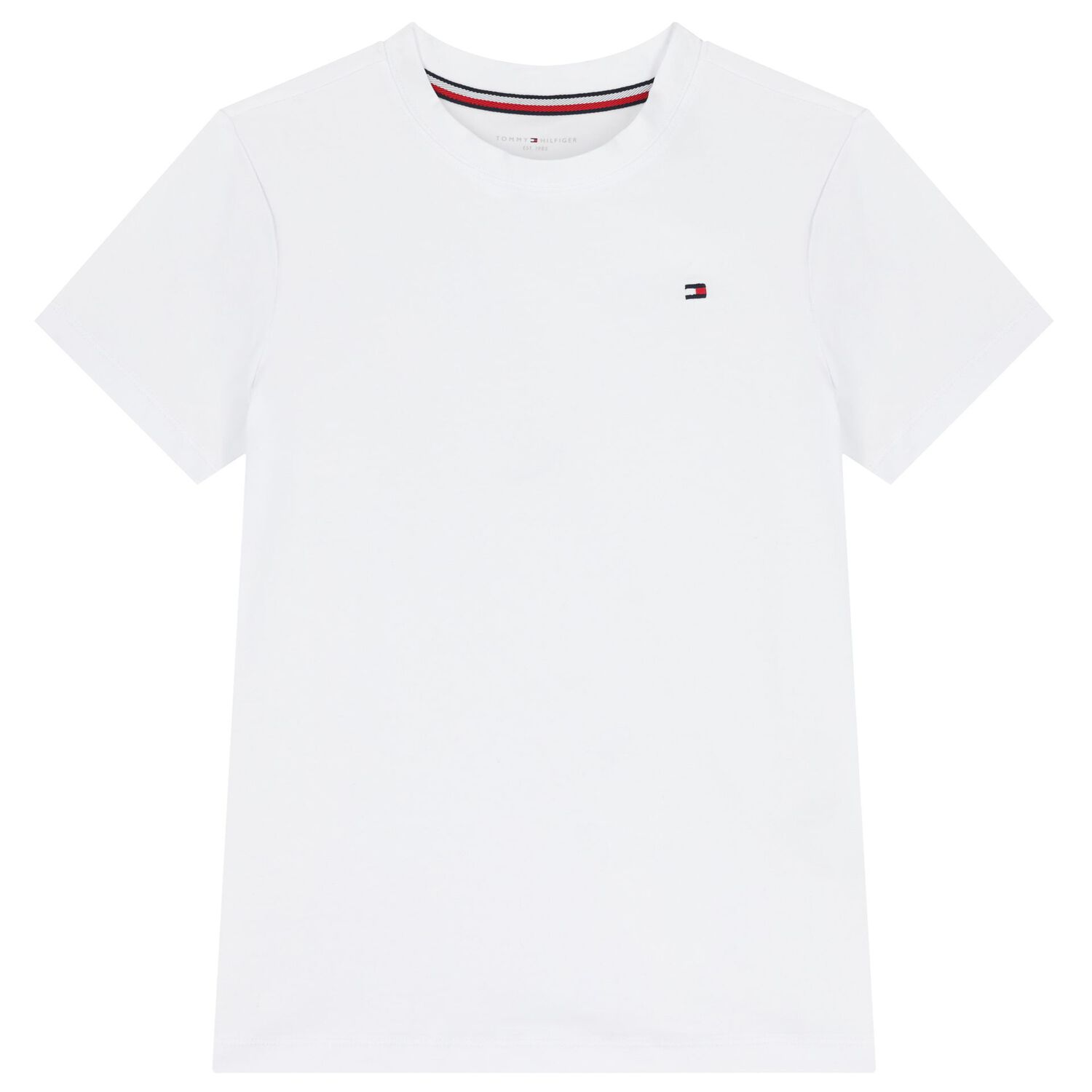 بيجاما اولاد بالشعار باللون الابيض والكحلى , 1, hi-res