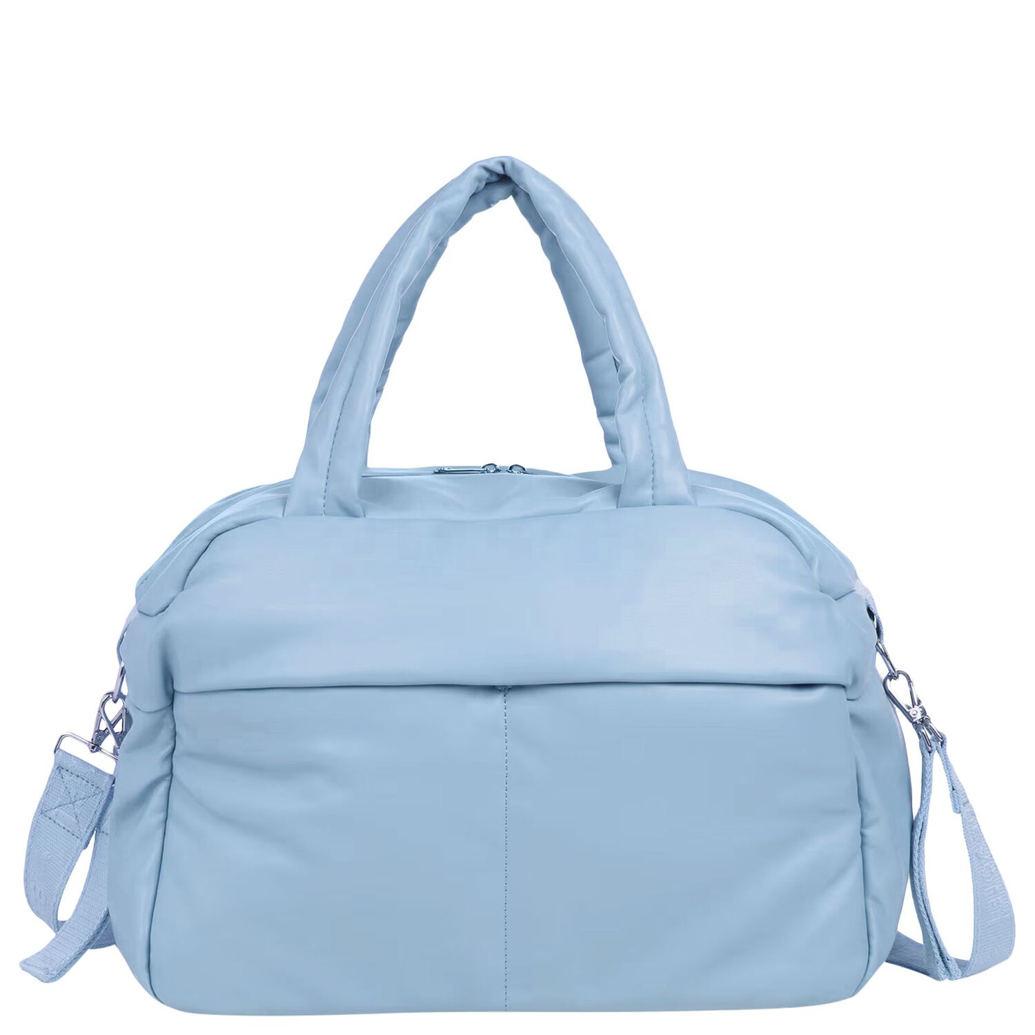Blue Logo Baby Faux Leather Changing Bag , 3, hi-res