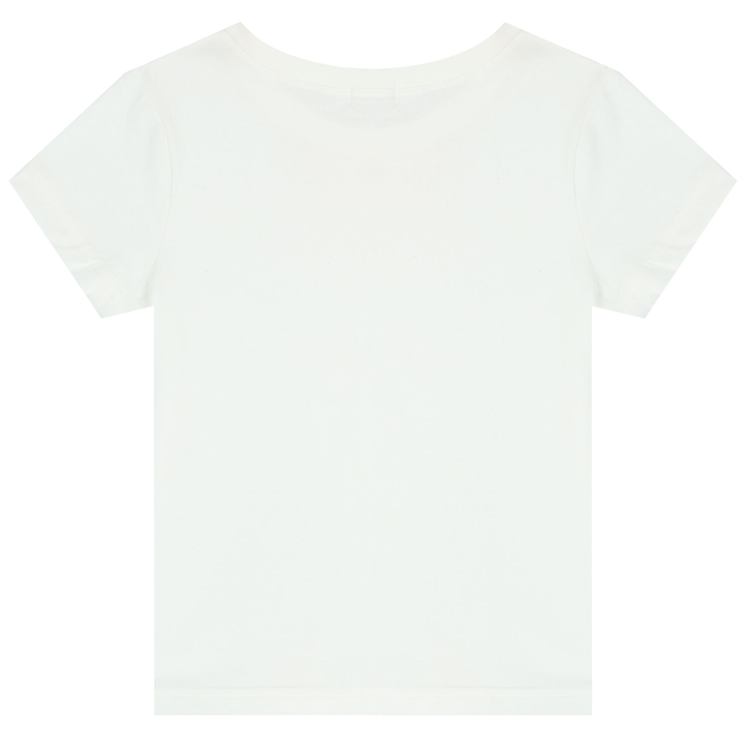 تيشيرت بفيونكة باللون الأبيض للبنات , 1, hi-res