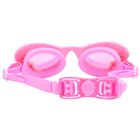 Girls Pink Butterfly Swimming Goggles, 1, hi-res