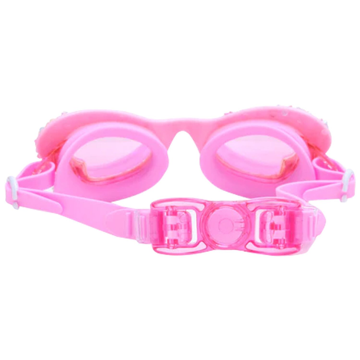 Girls Pink Butterfly Swimming Goggles, 1, hi-res image number null