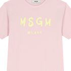 Girls Pink Logo Dress, 3, hi-res