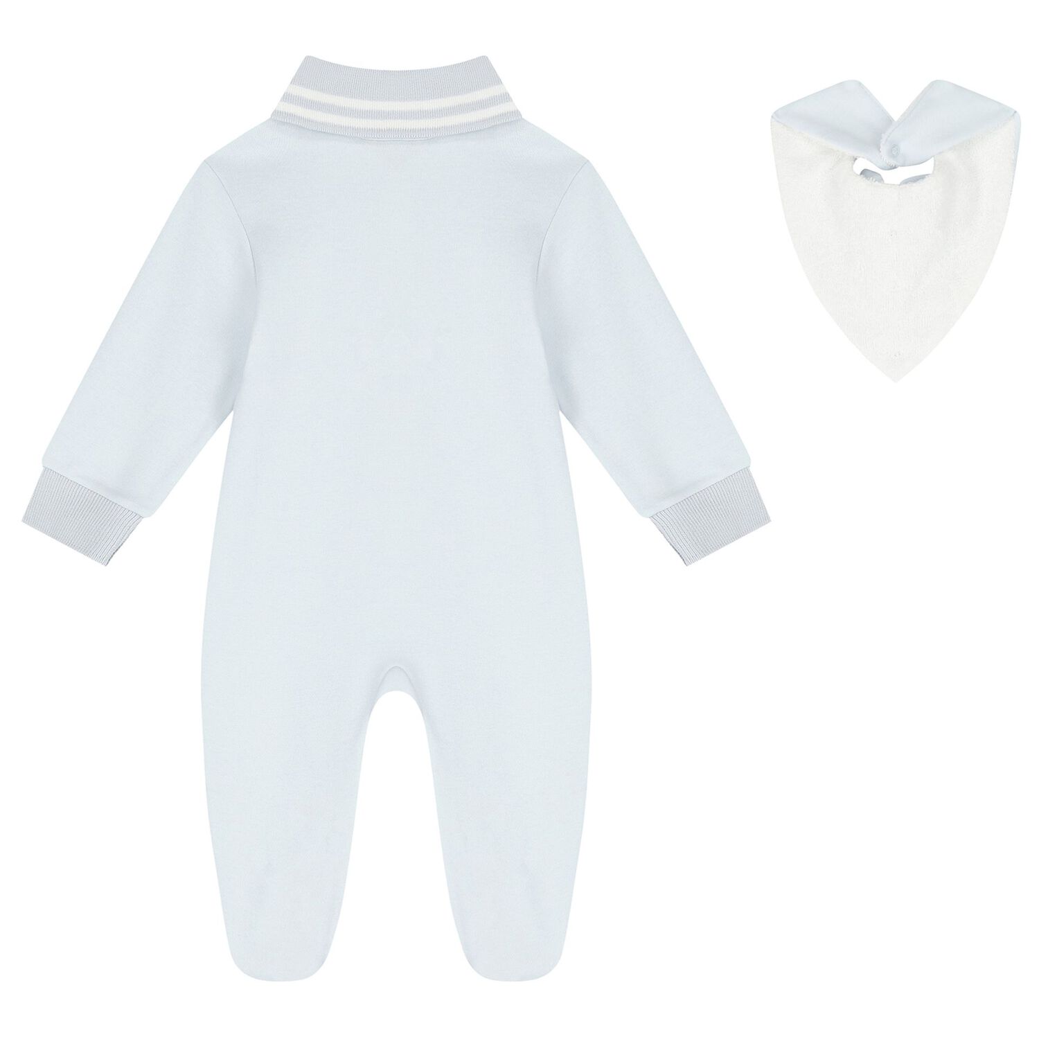 Baby Boys Blue Logo Babygrow Set, 1, hi-res