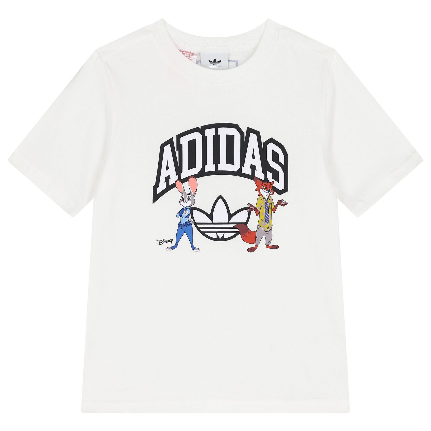 طقم شورتات أبيض وأزرق بشعار ديزني, 1, hi-res