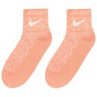 Girls White & Pink Logo Socks ( 6-Pack ), 1, hi-res
