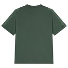 Boys Green Logo T-Shirt, 1, hi-res